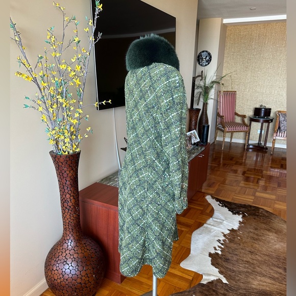 Fabulous VALENTINO unlined Coat s 10(fit M/S) 76%Wool,20Polyester3Viscosa1Cotton - Picture 11 of 12